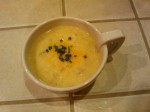 Comfort food: potato soup