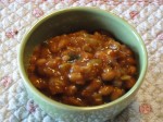 BBQ Ribs and Spicy Baked Beans