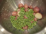 Grandma’s new potatoes and peas