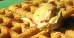 Whole Grain “Peanut Butter and Jelly” Waffles
