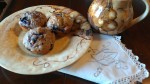 Dark Sweet Cherry Muffins with Almonds