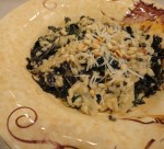 Kale Risotto with Caramelized Onions for Greenslove Bloghop