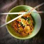 Spicy Thai Noodle Salad with Raw Veggies