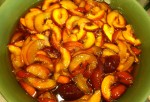 And then there were nectarines:   Red Nectarine and Candied Ginger Jam