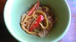 Bachelorette Night:   Asian Noodles with Peanut Sauce