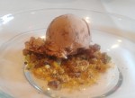 Double Chocolate Ice Cream with Cocoa Nib and Pistachio Praline Crumble