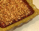 Peach-Raspberry Crumble with Amaretto