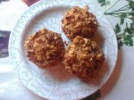 Cherry Muffins with Pecan Crumble