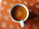 Pumpkin-Tomato Soup with Beans and Chickpeas