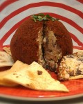 Fiesta Cheese Ball with Baked Tortilla Chips