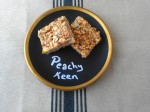 Peachy Keen Granola Bars
