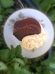 Persian Ice Cream and Chocolate Bundt Cake