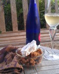 Harvest Fruits-Maple Crisp with Cinnamon Cream for #winePW 5 “Fall Fruits and Wine Pairings”