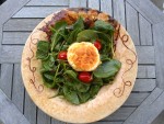 Goat Cheese Soufflé with Garden Salad for C.L.U.E.