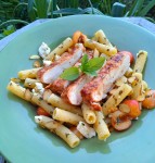 Cherry-Almond-Crunch Chicken and Pasta Salad for #HotSummerEats