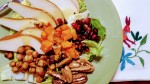 Winter Romaine Salad with Butternut Squash and Roasted Chickpeas
