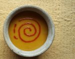 Two-Potato Soup with Sriracha Swirl