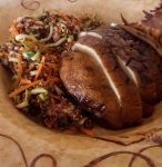 Grilled Portobello and Red Quinoa Vegetable Salad