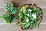 Roasted Acorn Squash Salad with Arugula and Chèvre