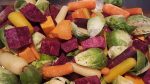 Two Sheet Pan-Roasted Trifecta Vegetables