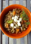 Lentil Salad with Sautéed Vegetables and Feta