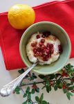 Greek Yogurt with Pomegranate, Honey and Cinnamon for #FoodnFlix  #JaneAustenBites #FandomFoodies