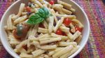 Garlic and Sapphires (and Strozzapreti with Tomatoes, Olives & Herbed Goat Cheese)