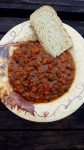 Pumpkin Chili with Sausage and Black Beans