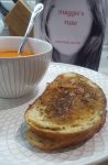 Grilled Goat Cheese Sandwiches with Balsamic Butter