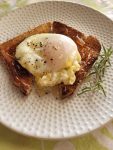Olive Oil Poached Eggs with Toast Points and Hot Honey for Why I Never Finished My Dissertation