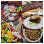 Birthday Dinner:  Queso Fundido, Fajitas, Red Rice and Margaritas
