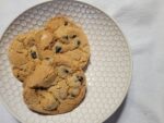 Macadamia Nut Cookies with Dark Chocolate and Cherries