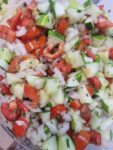 A Parsi-inspired salad for The Last Letter of Rachel Ellsworth, a TLC Book Review