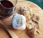 Rosemary-Parmesan Sourdough Crackers